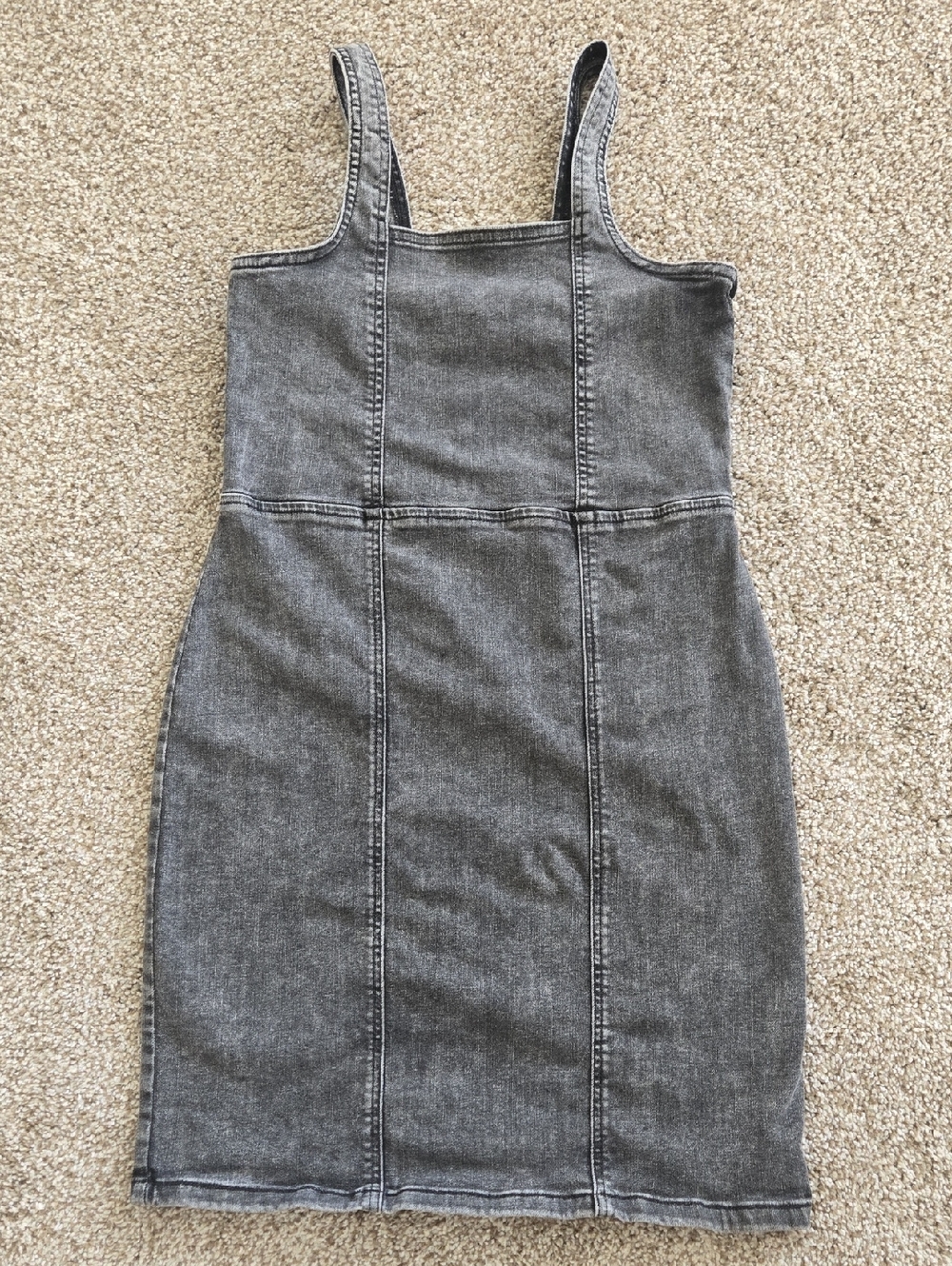 art class Grey Denim Tank Dress